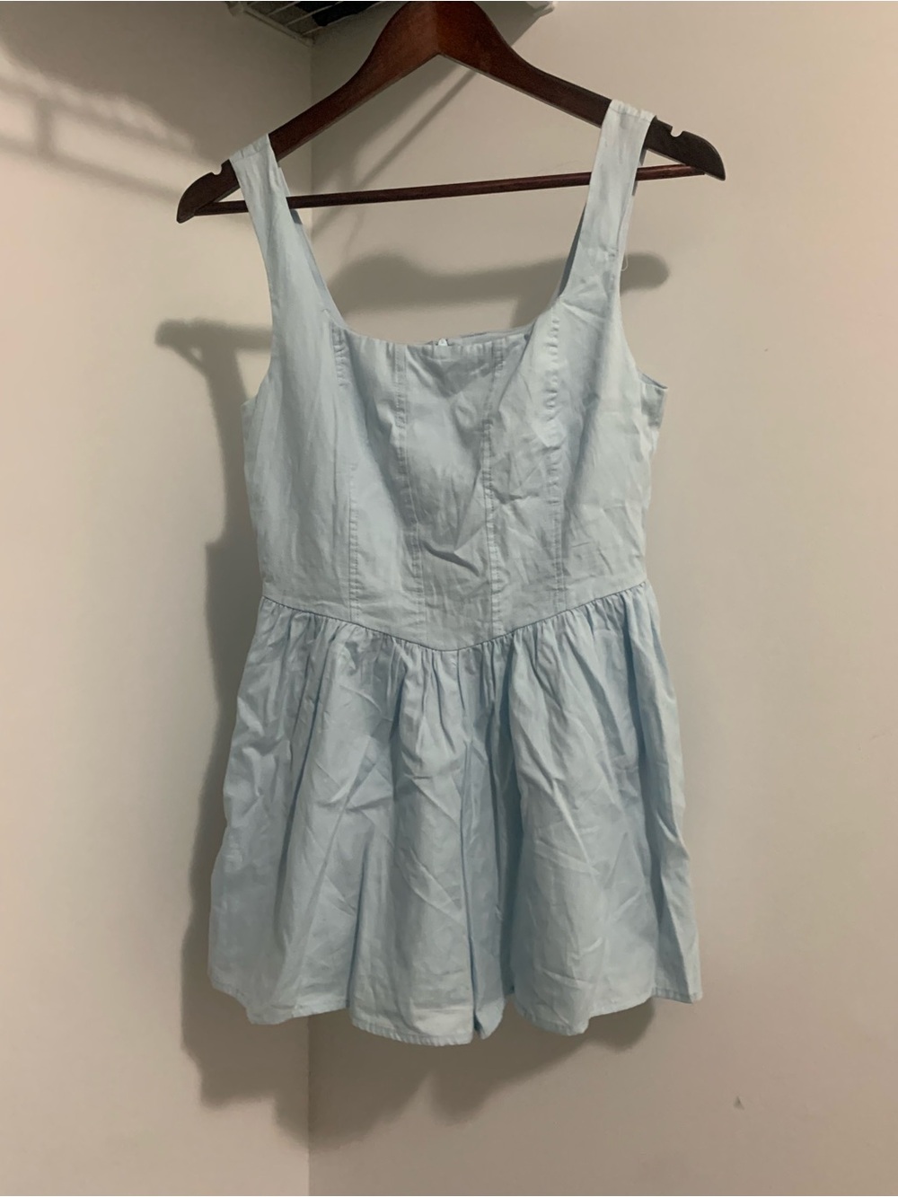 La Hearts Pale Blue Sundress